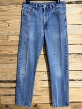 Vintage Levi  s 505 Jeans Made in USA Regular Fit Straight Leg Denim W30 L30
