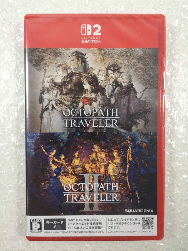 OCTOPATH TRAVELER + OCTOPATH TRAVELER II BUNDLE SWITCH 2 JAPAN NEW (GAME-KEY CAR