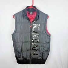 Nike Air Jordan Jumpman Black Red Puffer Vest Youth L 12-13 Yrs