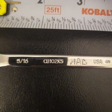 New Mac Tools Knuckle Saver Combination Wrench 516 12pt Cb102ks