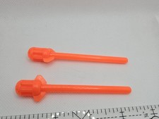 Vtg Biker Mice Scoreboard Hideout 2 MISSILE rockets 1993 orange part pair