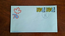 Canada 1976 FDC #691 10cents US Bicentennial pair single Unaddressed Mint
