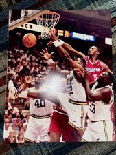 1990S KARL MALONE NBA BASKETBALL TYPE 1 PHOTO DANNY MANNING UTAH JAZZ ABA NCAA