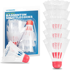 6 Pack Badminton Shuttlecocks Nylon Birdies Indoor Outdoor Practice Training