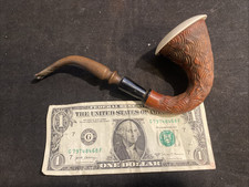 Vintage - Carved Calabash Gourd - Sherlock Holmes - Ceramic - Estate Pipe