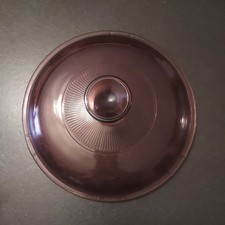 Vintage Pyrex Glass Lid Purple Cranberry V2 5...