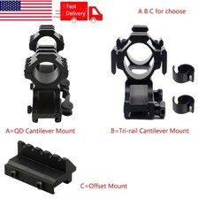 Quick Release/PEPR Style 25.4/30mm Ring Cantilever Mount/Offset 5 Slot Mount