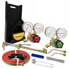 Medium Duty Oxy Acetylene Gas Welding Outfit Tote Kit, Medium Duty Torch Kit