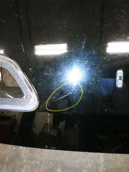 07-13 INFINITI G35 S SEDAN REAR TRUNK LID ASSEMBLY BLACK OEM USED TESTED - Image 4 of 4