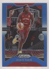2020 Panini Prizm WNBA Blue Prizm 35/149 Jackie Young #76 n0c