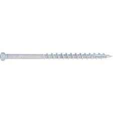 #8 x 2-1/2" Saberdrive White Trim Screws 1 LB, Approx. 109 Pieces, #8 x 2-1/2" D