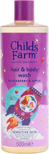Childs Farm Kids Hair Body Wash Blackberry Apple Sensitive Skin Tear Free 500ml 