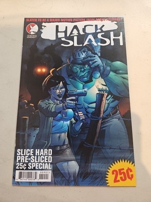 HACK SLASH 1 SPECIAL PROMO SLICE HARD PRE SLICED DDP HTF 25 CENT VAMPIRELLA GGA