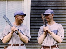 Rogers Hornsby Joe Dugan-1921 8x10 Colorized Print-FREE SHIPPING