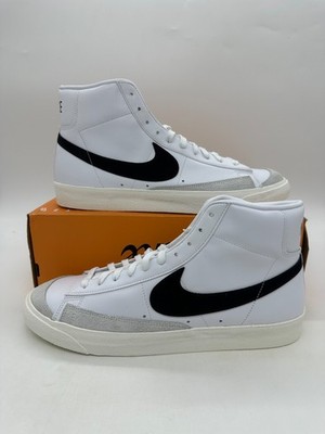 Nike Blazer Mid '77 VNTG Men's Size 13 White Black Athletic Shoes BQ6806 100