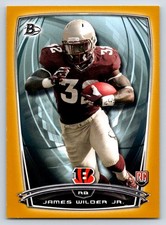 2014 Bowman 30 James Wilder Jr. Rookies Gold   SN399 Cincinnati Bengals Card