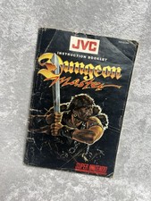 Dungeon Master Super Nintendo SNES instruction manual only