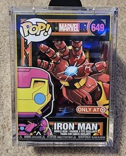 Iron Man Funko Pop #649. Custom art by Mike M...