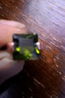 Elegant Kings Cut Perdot Size 6 1/2 Vintage Silver Ring Estate Jewelry Find — photo 1