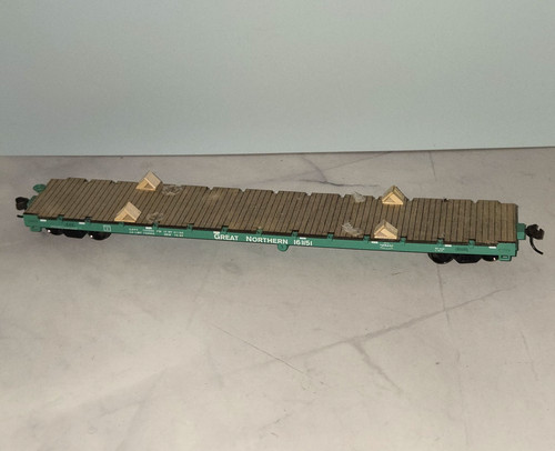 Vagón plano Athearn HO 92677 60' Great Northern GN #161151 vagón de tren modelo | Zustand: Used