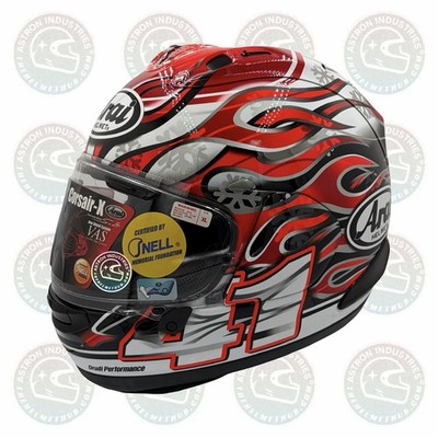 Arai Corsair-X Haga GP Motorcycle Helmet - XL - QR Discount | eBay