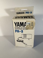 Yamaha External Power Supply PA-3 Black Adapter AC 120V - DC 10V UNTESTED