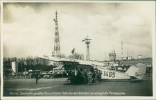 Ansichtskarte Berlin Zentralflughafen Tempelhofer Feld Flugzeug 1465  (Nr.9715)