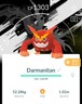 Darmanitan (Black and White Background) Trade 🔄 - Pokémon Go