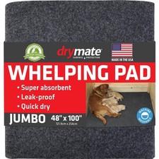 Versatile 48"x100" Whelping Box Mat - Machine Washable, Ideal for Housebreaking