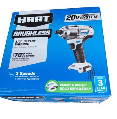 HART HPIW25 20V 1/2inch Impact Wrench