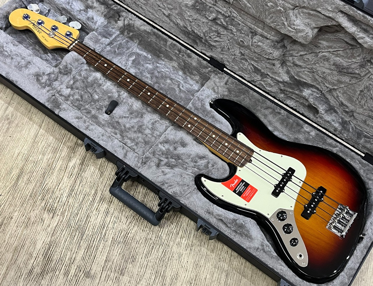 Fender American Professional Jazz Bass Left Hand 3CS Electric Bass Guitar Used