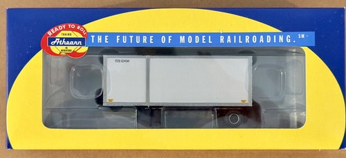 Athearn #91121 - Contenedor FSTU 28' con chasis - escala HO 1:87 | Condition: New