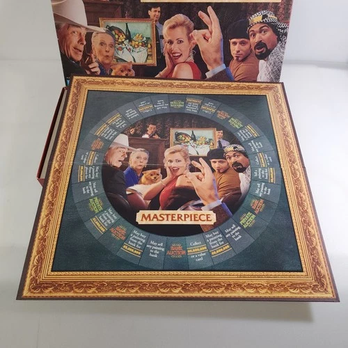 Vintage Masterpiece Classic Art Auction Game 1996 Parker Bros. COMPLETE