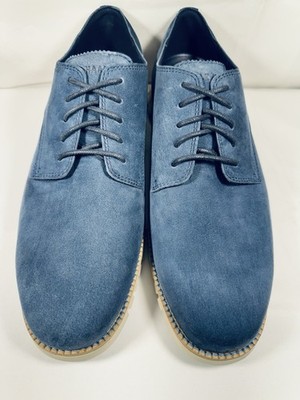 Cole Haan 2.Zerogrand Plain toe Blue Oxford Suede Dress Shoes Men’s Size 10.5M Cole Haan Suede Blue Dress Shoes for Men for sale | eBay main image 3