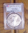 2022-W BU American Silver Eagle .999 Silver PCGS MS70 West Point (805)