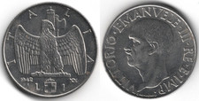 REGNO D'ITALIA - 1 Lira - Impero - 1942