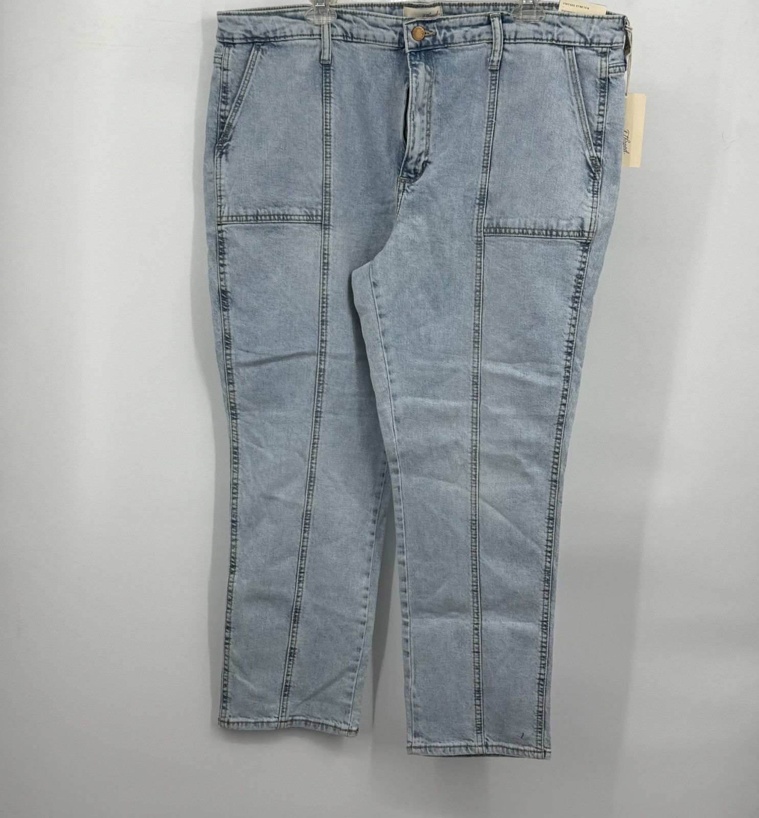 Universal Thread Women's High-Rise Straight Jeans Size 18 Regular Light Blue NWT