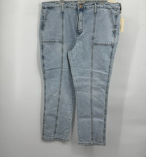 Universal Thread Women's High-Rise Straight Jeans Size 18 Regular Light Blue NWT