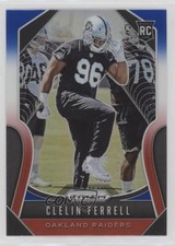 2019 Panini Prizm Rookies Red White & Blue Prizm Clelin Ferrell #316 wd9