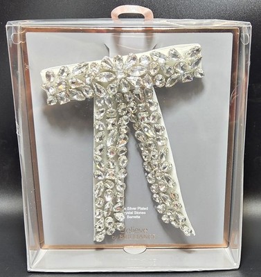 Believe By Brilliance Fine Silver Plated Crystal Stones Barrett New In Box