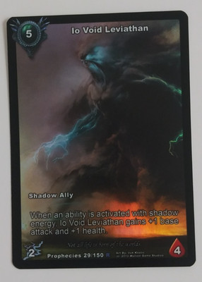 Shadow Era Dark Prophecies TCG Io Void Leviathan #29 R Foil