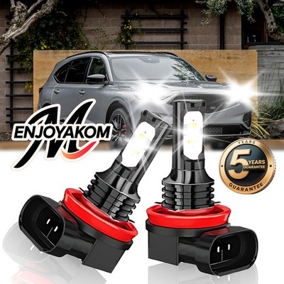 For Acura MDX 2007-2013 6000K LED Fog Light Bulb Conversion Kit High Power 2Pcs