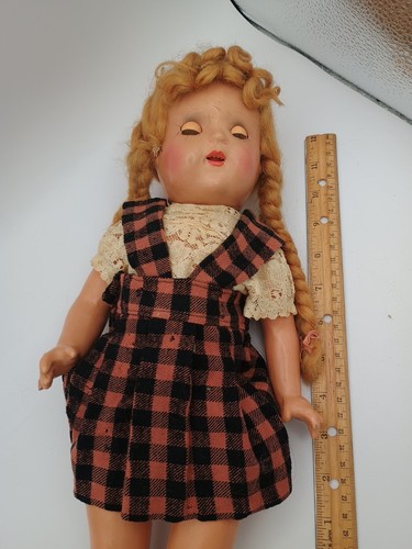 Vintage 1930s Unbranded Composition Doll - Picture 13 of 24