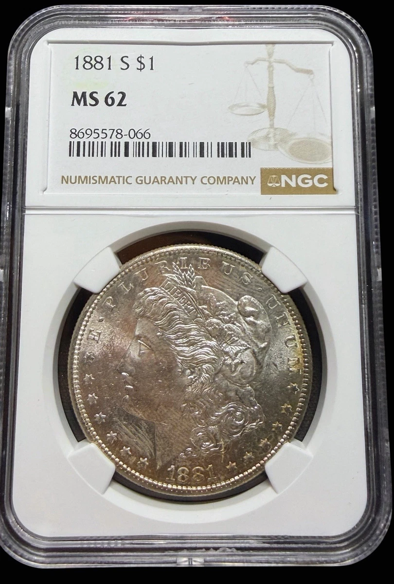 MS 62 Graded 1881 Year Morgan US Dollars (1878-1921) for sale | eBay