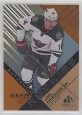 2016-17 SP Game Used Orange Rainbow Draft Year 15/115 Joel Eriksson Ek #174 2d8
