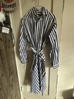 Polo Ralph Lauren Women's Striped Button-Down Dress Blue/White, Cotton, Size 6