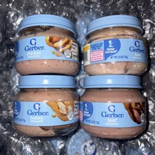 70 Jars Gerber Beech Nut Beef Turkey Chicken  Gravy Baby Food LOT Cats Pets