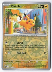 Pikachu 062/193 Paldea Evolved Reverse Holo Common