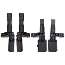 4Pcs Front Rear LH & RH ABS Wheel Speed Sensor Set for Audi A3 Volkswagen Golf