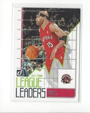 2020-21 Donruss All Time League Leaders #10 Vince Carter Raptors
